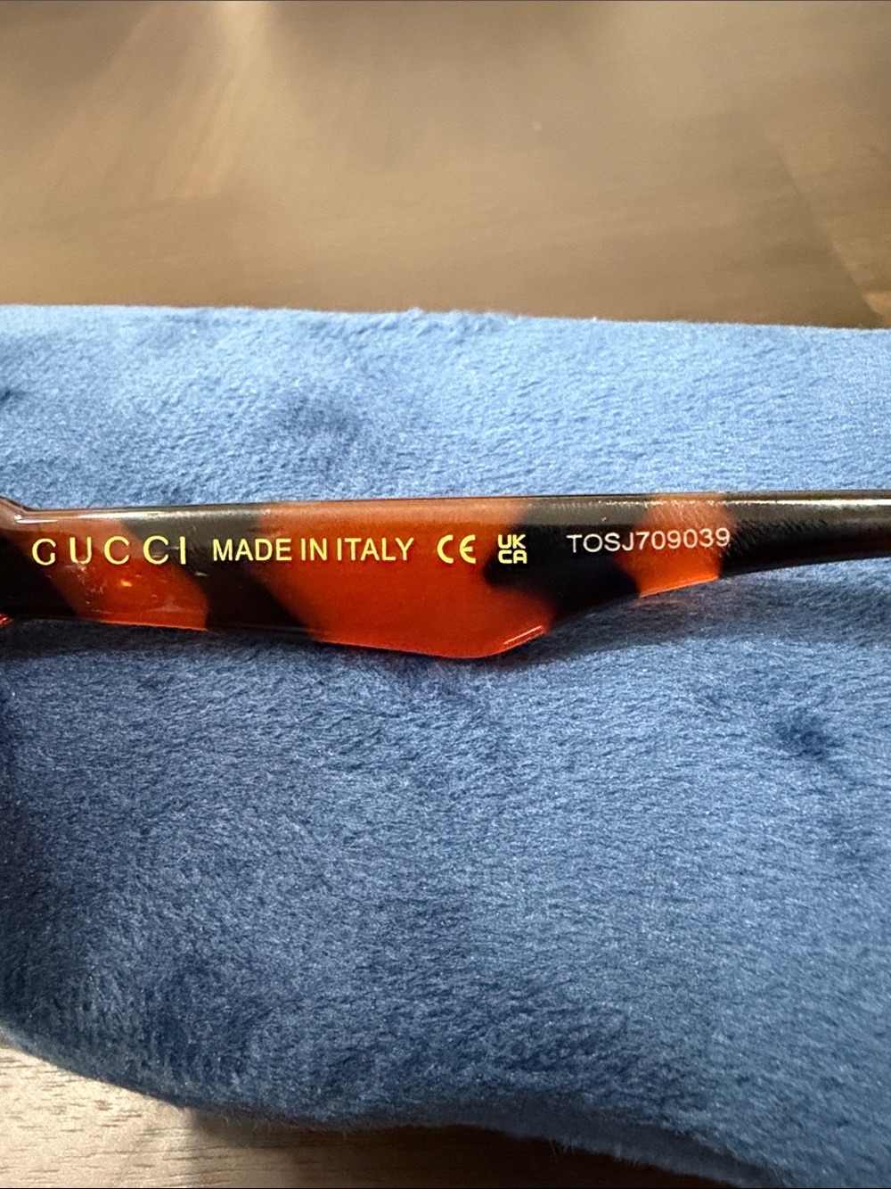 Gucci GG1534S Tortoise Sunglasses Gold Double G Logo 006 - Picture 7 of 9